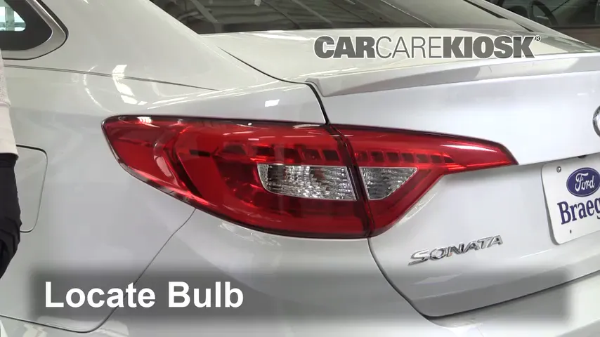 2017 Hyundai Sonata Sport 2.0T 2.0L 4 Cyl. Turbo Lights Turn Signal - Rear (replace bulb)